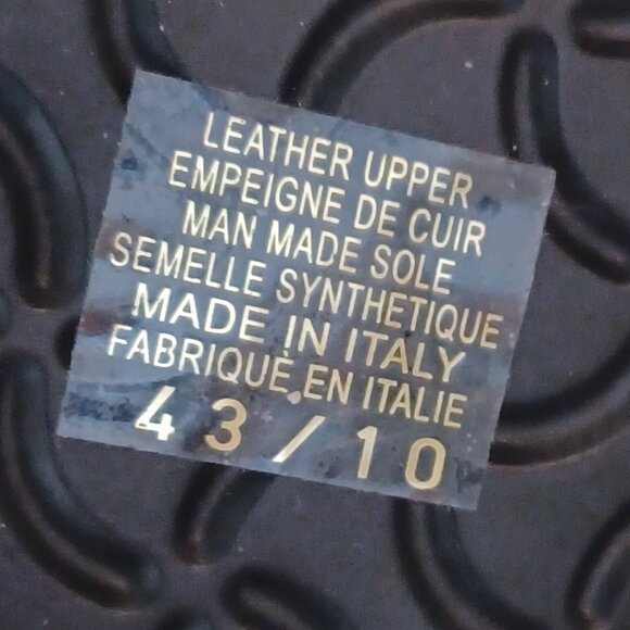 EUC Men's Bos. & Co. "Indiana" Black Leather Buckle Sandals, Size 10 (EUR 43) - Picture 11 of 11